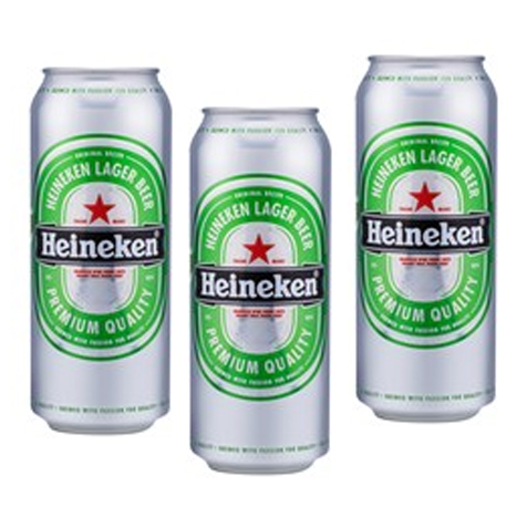 Heineken Cans - 500ml x 24 - in IEFW