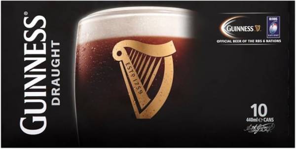 GUINNESS DRAUGHT 3x10x440ml  ( 30 cans per case )