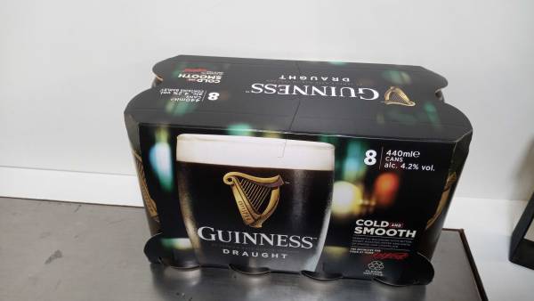 Guinness Draught Cans   3x8x440ml cans 4.2%