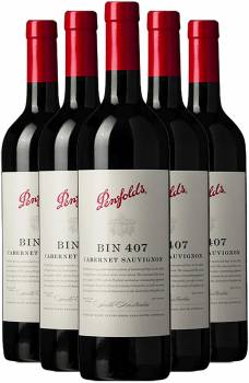 Penfolds WINE  bin 407 with cork