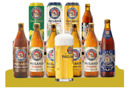 Paulaner WeiBbier, 24/0.33l bottle,20/0.5l bottle ,6x4/0.5l ,24/0.33l bottle,20/0.5l bottle