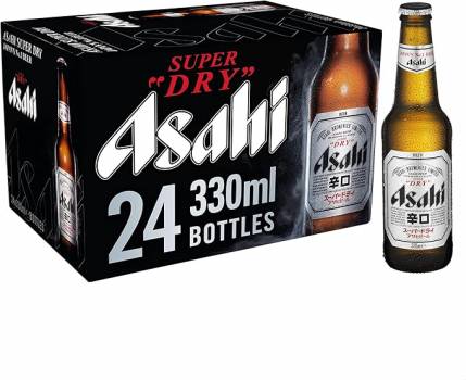 Asahi Super Dry 24x33cl Bottle 5%