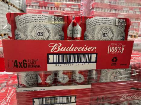 Budweiser 11.50 euro