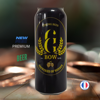 GG BOW premium. Beer  24x500 ml cans x 8.5%