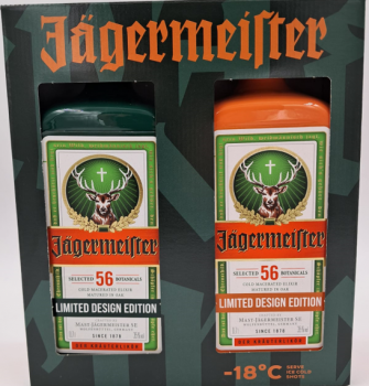 Jägermeister Pantone GREEN + ORANGE Limited Edition Duo Pack 35° 2 x 70 cl