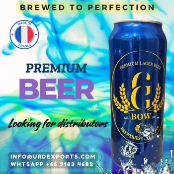 GG BOW premium Beer24x500 ml cans