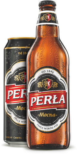 Perla Mocna (black) Chmielowa Pils (Green) Export (White)