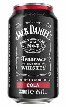 Jack Daniel´s   & Coca-Cola 5% 12x33 cl cans