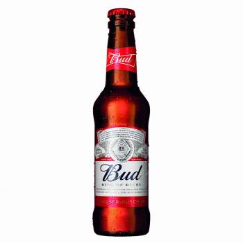 bud bottles  24x 33 cl 5% twist off