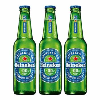 Heineken 0.0 beer glass bottles 4x6x25cl 0.0%