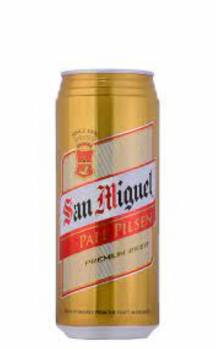 San miguel 50 cl cans x 5% @ £ 9.4