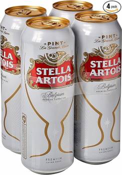 Stella Artois 6 x 4 x 568ml Can 4.6%   @£13.99