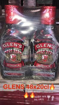 Glens/Smirnoff/High Commissioner 48x20cl