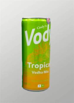 Cody's Vody tropical and energy mix.