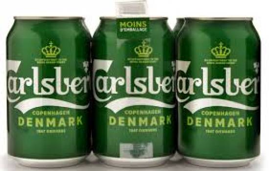 Carlsberg 4x6 33cl cans 5% Danish