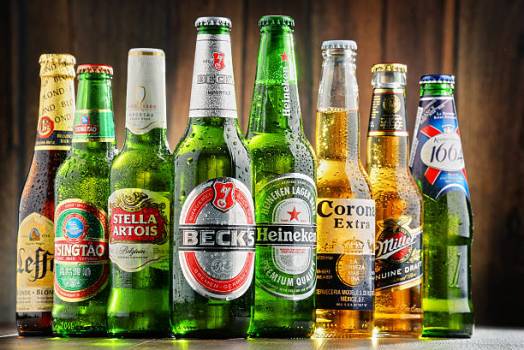 Beer Heineken / Corona / Carlsberg / Bud /Paulaner / Stella Artois / Guinness