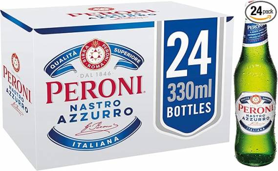 Peroni Nastro Azzurro      24x33cl Bottle 5% ABV 